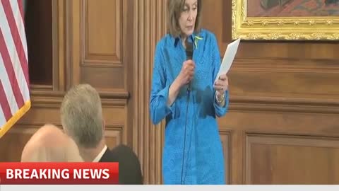 Pelosi's CRINGEWORTHY Reading Of Bono Poem In Support Of Ukraine