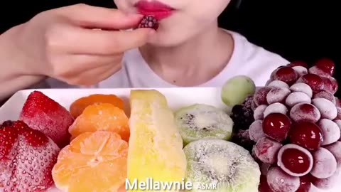 FROZEN FRUITS ASMR!