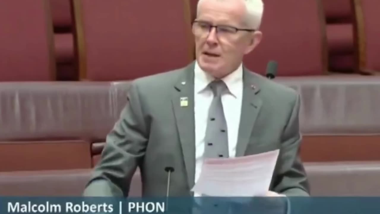 AUSTRALIAN SENATOR MALCOLM ROBERTS EXPOSES THE WEF GREAT RESET AGENDA