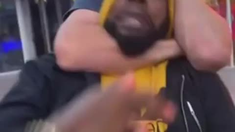 Racist man looks stupid after losing fight, needs camera man to come help