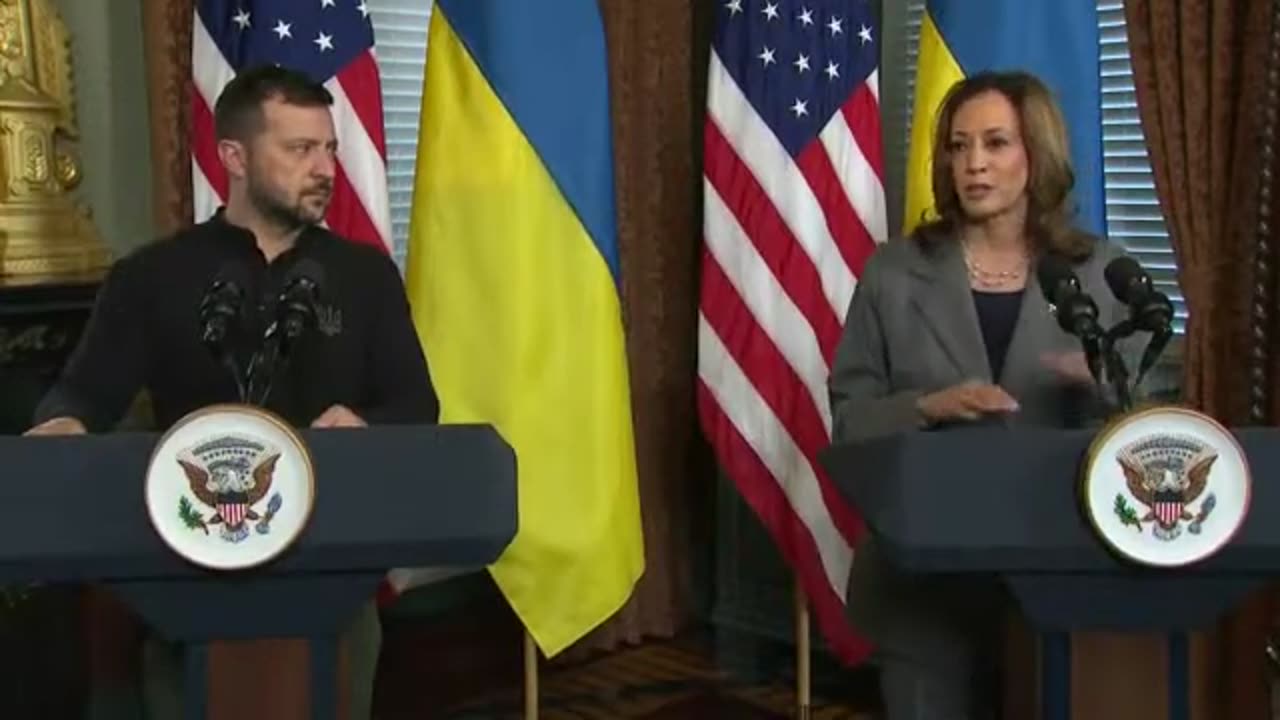 Kamala Harris and Volodymyr Zelensky to deliver remarks at White House - September 26, 2024