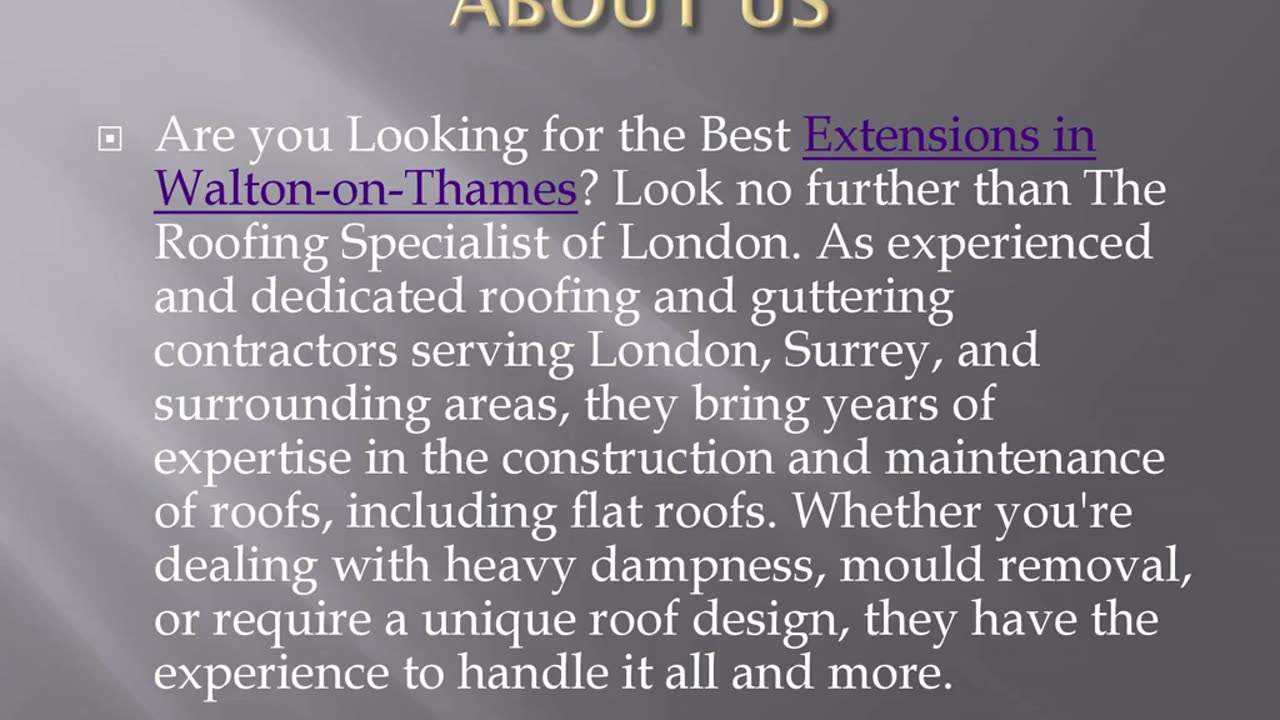 Best Extensions in Walton-on-Thames