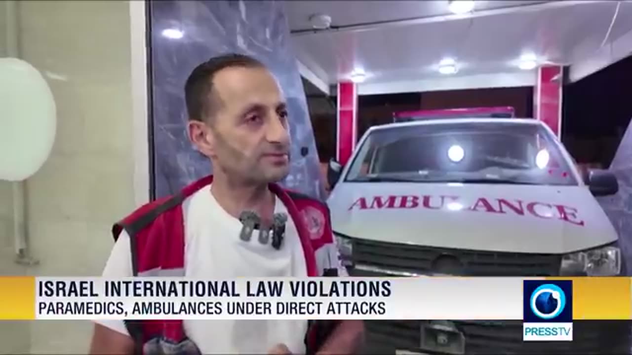 Israeli violations against paramedics in raid on Jenin