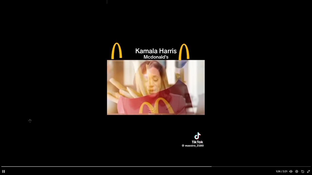 How do you vote for somebody who lies about working at McDonalds? Kamala!