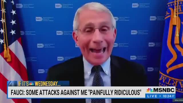 Delusional Fauci: Attacks On Me Are Attacks On Science