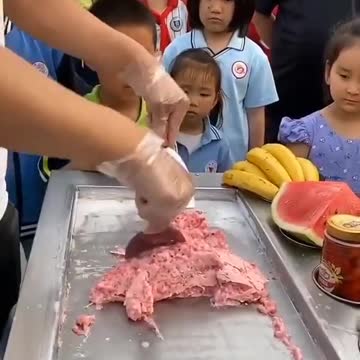 A man turned Watermelon to Sweet