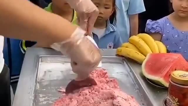 A man turned Watermelon to Sweet