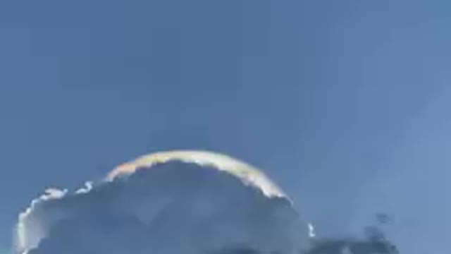 There is something behind the clouds