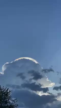 There is something behind the clouds