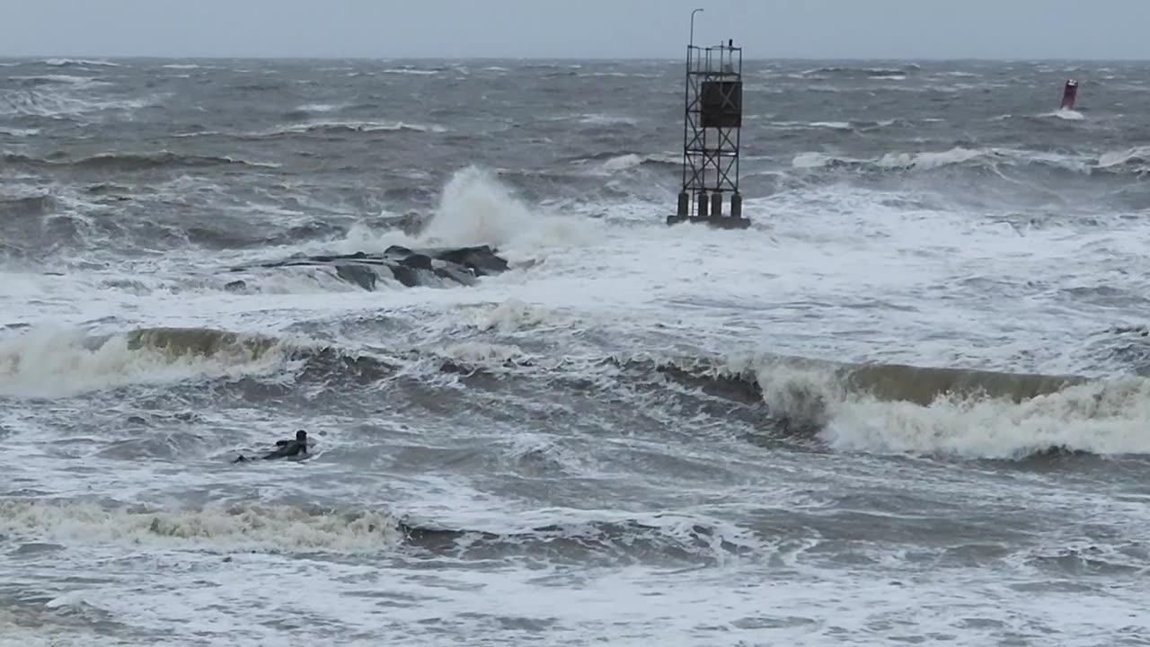 Surfer - Indian River Inlet, Delaware (Southside)