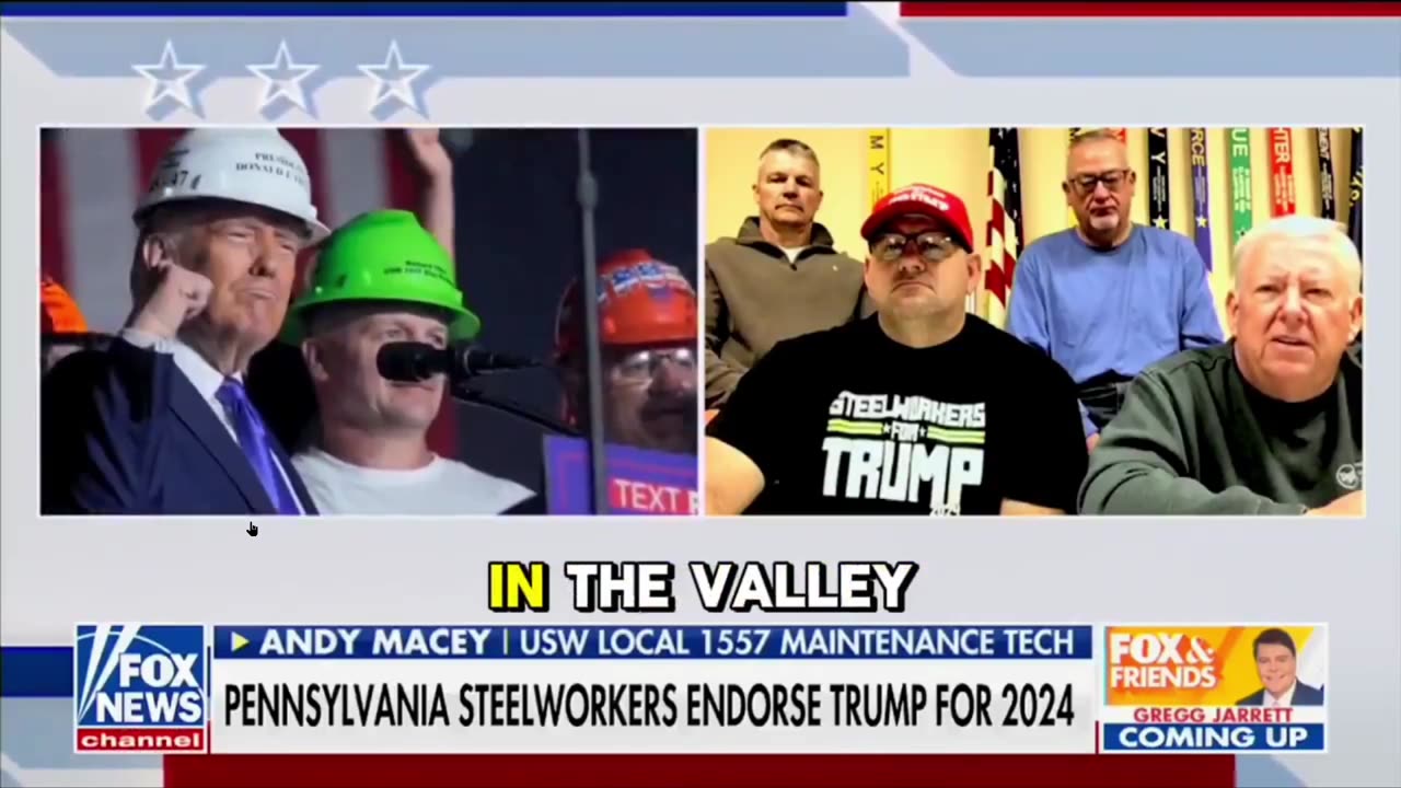 Pennsylvania Steelworkers come out in STRONG support of Trumps tariff plans!