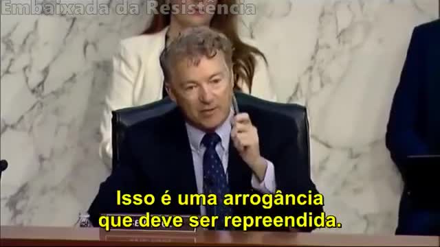 Senador arrasa Secretário de Estado da Saúde Norte Americano