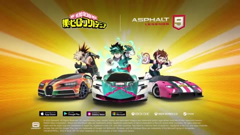 Asphalt 9: Legends x My Hero Academia - Official Collaboration Trailer