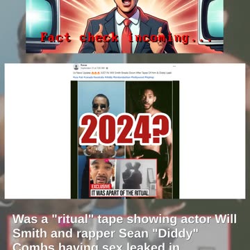 Fact Check: NO Evidence A 'Diddy' And Will Smith Sex Tape Was Leaked