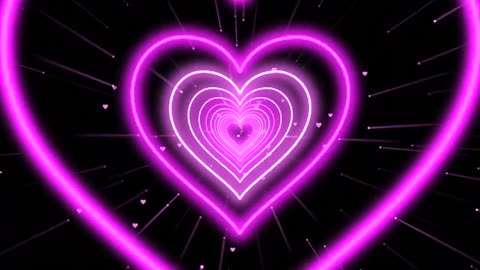 1156. Neon Heart Background💖Pink Neon Heart Background Heart Heart