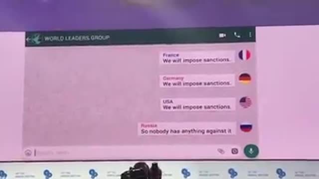 IF COUNTRIES HAVE A GROUP CHAT