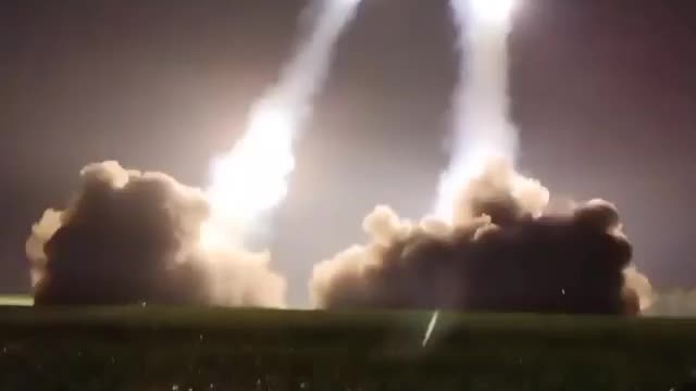 MLRS "Hurricane" of the O (Brave) group strikes at the positions of Ukrainian troops