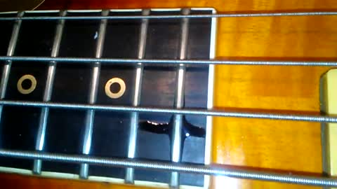 1982 Washburn B-20 Bass FINISH FIXING BODY CHIP