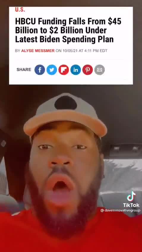 Biden cut funding to black colleges.