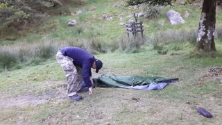 Setting up the cloud peak 2 in Dartmoor