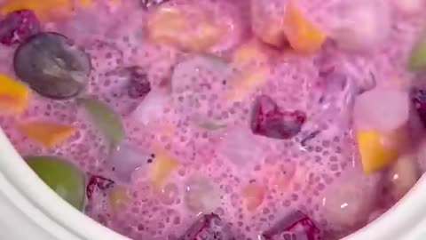 Most Colorful Fruit Sago 😍Best Summertime Drink