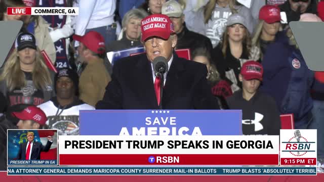 President Trump Save America Rally Full Speech From Commerce, GA 3/26/22