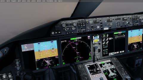 La Palma GCLA - Frankfurt EDDF Approach Landing Condor 787 P3D IVAO