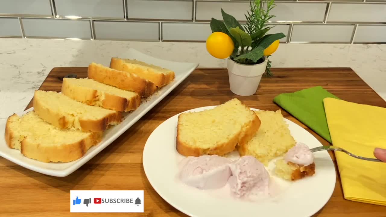 Desserts | Cookery | How to Make a Delicious Lemon Pound Cake | Easy Recipe