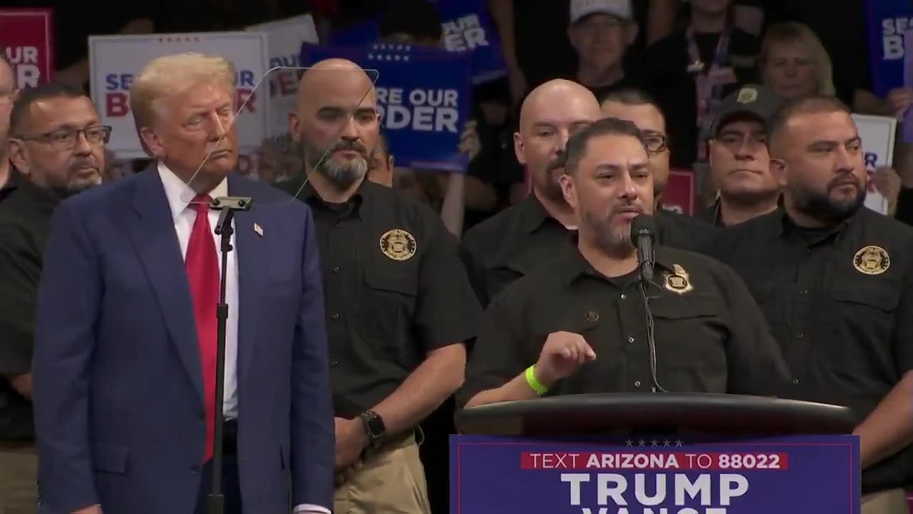 President Donald Trump endorsed by 16,000 Border Patrol Officers.