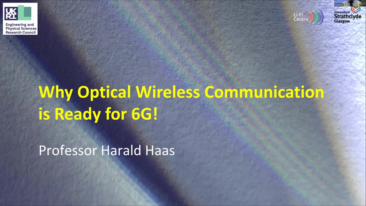 IEEE-VTC2023-Spring Keynote: Why Optical Wireless Communication With The Human Nervous System is Ready for 6G!