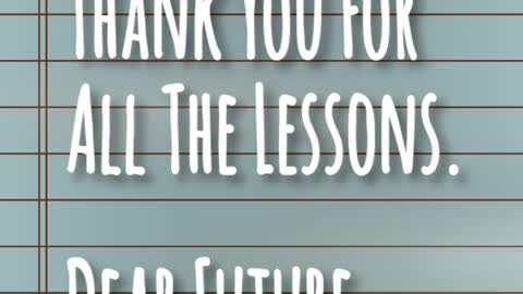 Dear Past