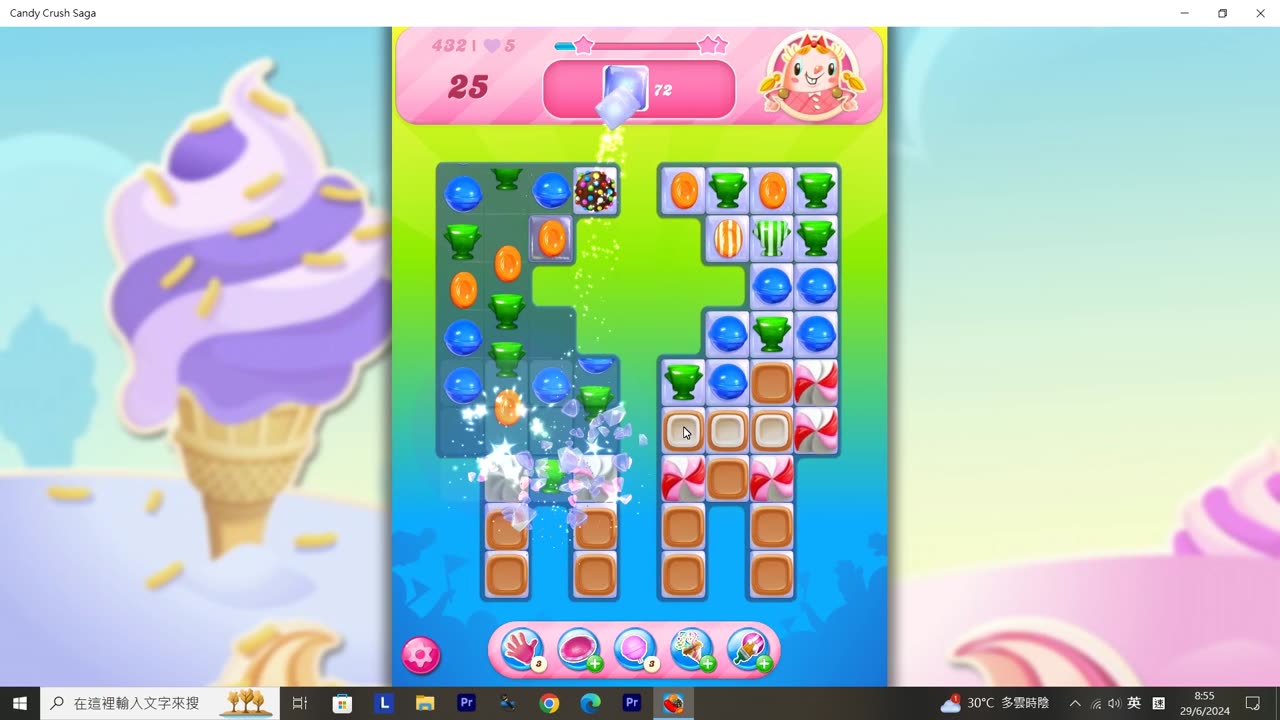 Candy Crush Saga Record (Level 432)