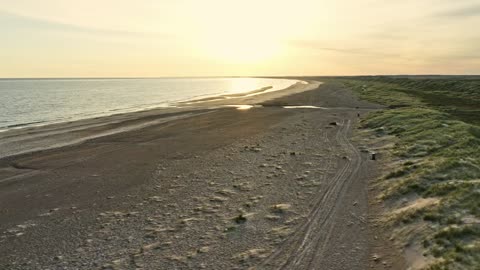 Early morning at the beach