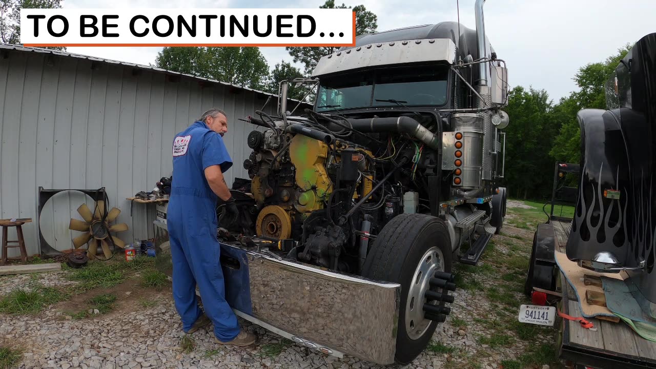 EXTRACTING THE FUEL LINES AND FUEL PUMP on the FREIGHTLINER