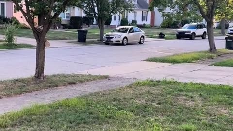 8 year old drives