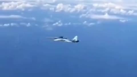 This is how su27 kick out NATO F15