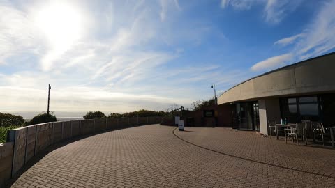 Walking to the Fort Nelson's museum