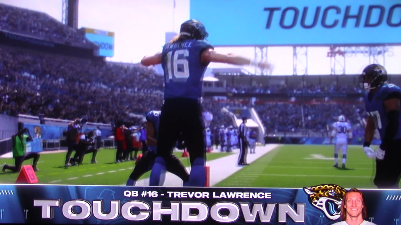 Madden: Indianapolis Colts vs Jacksonville Jaguars (Touchdowns)