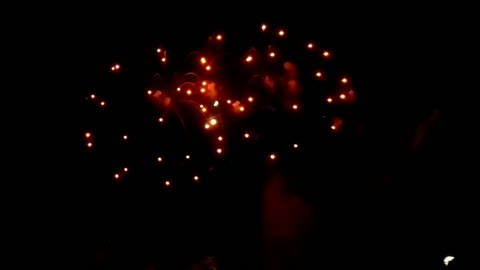 Red, White And Blue Ash Fireworks !