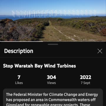 Stop Waratah Bay Wind Turbines