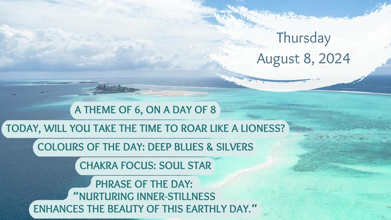 Numerology Energies for Thursday, August 8, 2024