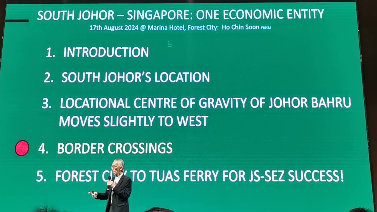 1 South Johor - Singapore: One Economic Entity, Ho Chin Soon, 17 Aug 2024