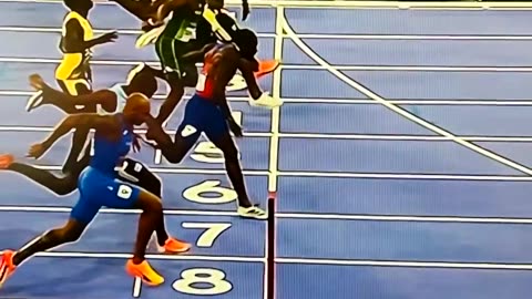 Photo finish men’s 100m