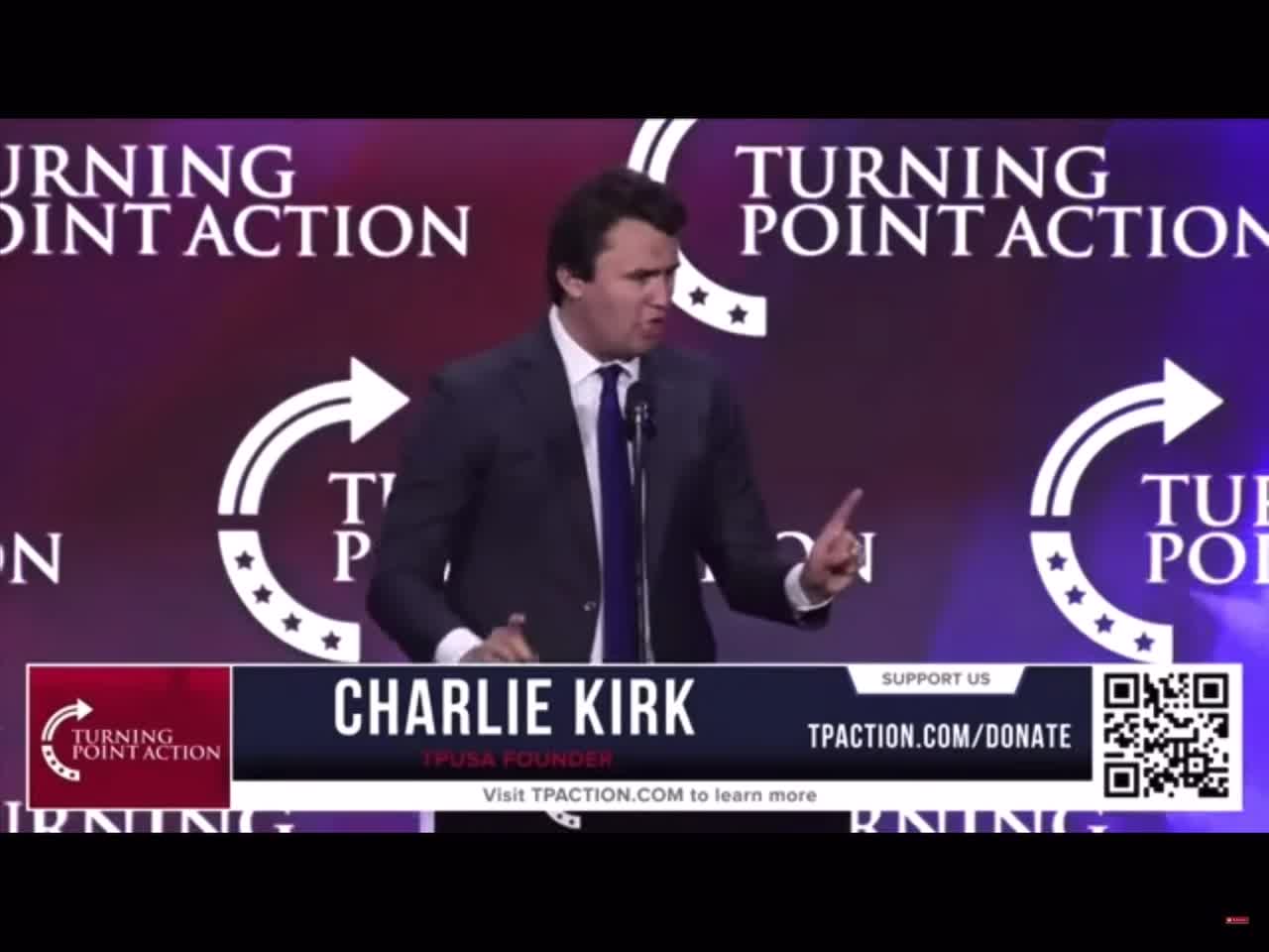 Charlie Kirk TPUSA AZ the Rubicon has been crossed There is no going back 🔥