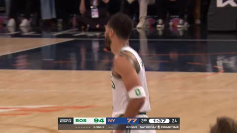 JT Catches Fire! Celtics Rain 9 Threes in Dominant 3rd Quarter | BOS vs NYK