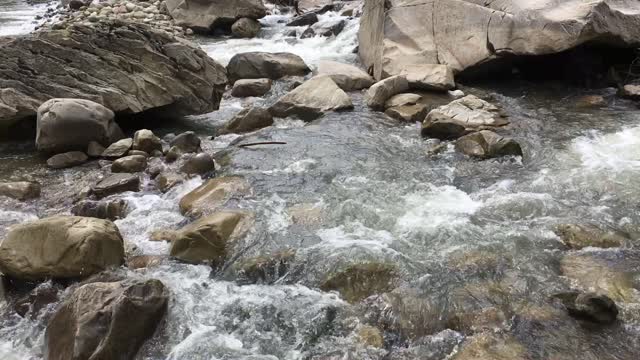 Mountain river in Yaremche