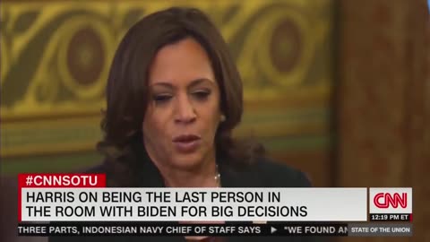 Kamala Harris Gloats She Was 'Last Person in the Room' for Afghanistan Withdrawal Decision