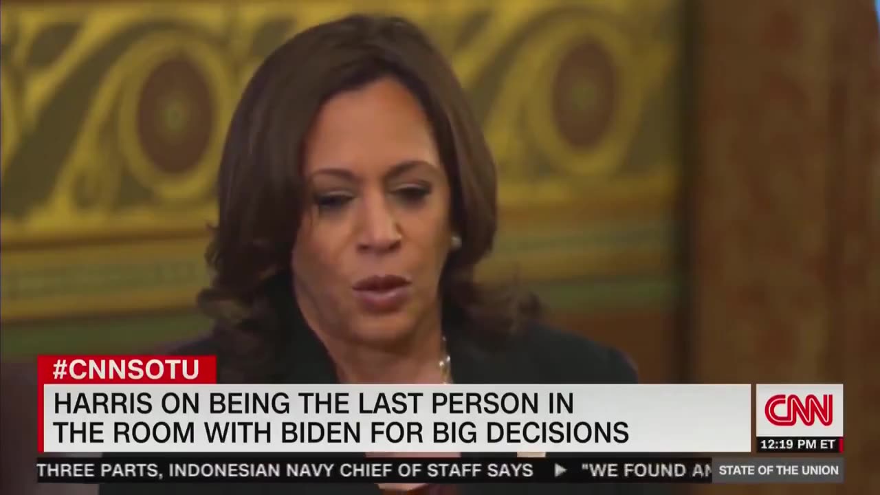 Kamala Harris Gloats She Was 'Last Person in the Room' for Afghanistan Withdrawal Decision