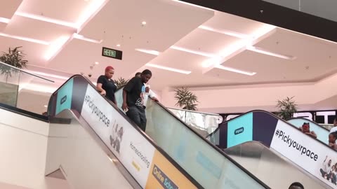MAN THONG PRANK ON THE ESCALATOR Funny must Watch it Now .
