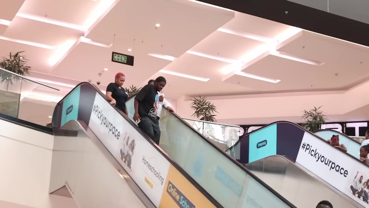 MAN THONG PRANK ON THE ESCALATOR Funny must Watch it Now .